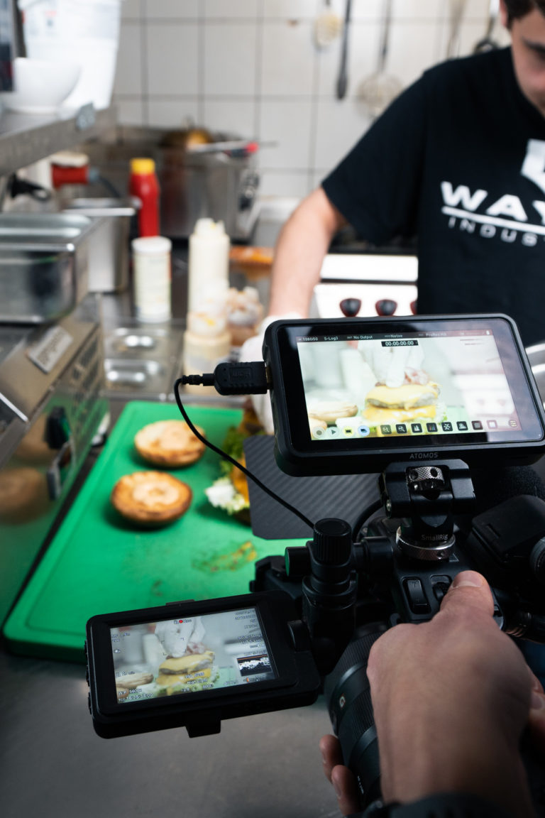 Das HWW - Koch bei Burger machen, Videodreh Servicekräfte